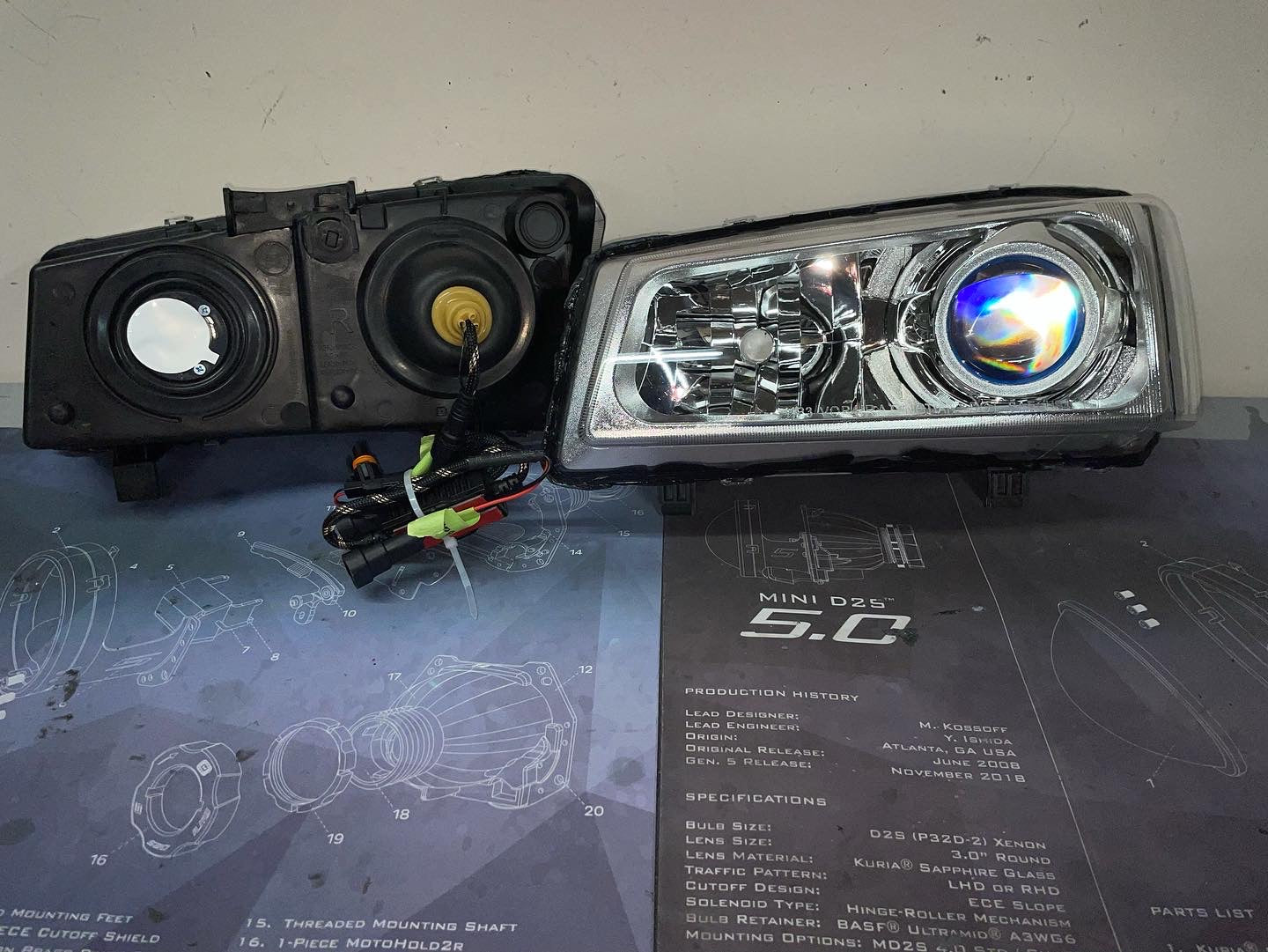 PRE-BUILT 2003-2007 Chevy Silverado Projector headlights