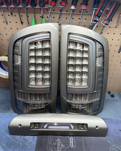 Pre Built 2002-2008 Dodge RAM C Bar Taillights