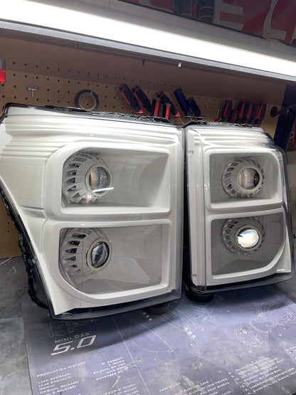 Pre Built 2011-2016 Super Duty Projector Headlights