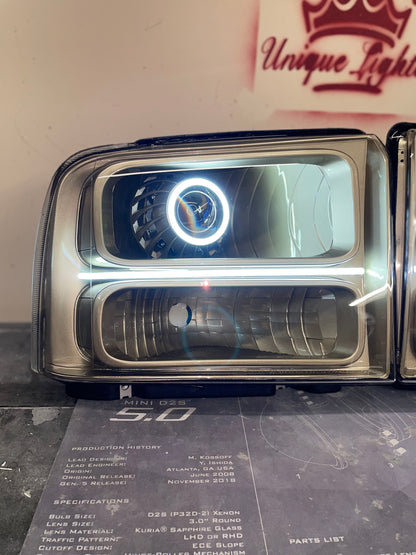 Pre Built 2005-2007 Ford Super Duty Headlight (Stage 2)