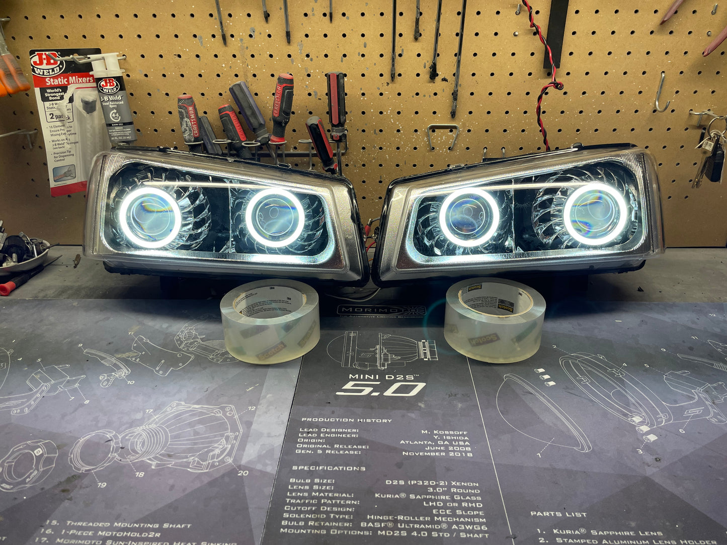 PRE-BUILT 2003-2007 Chevy Silverado Projector headlights