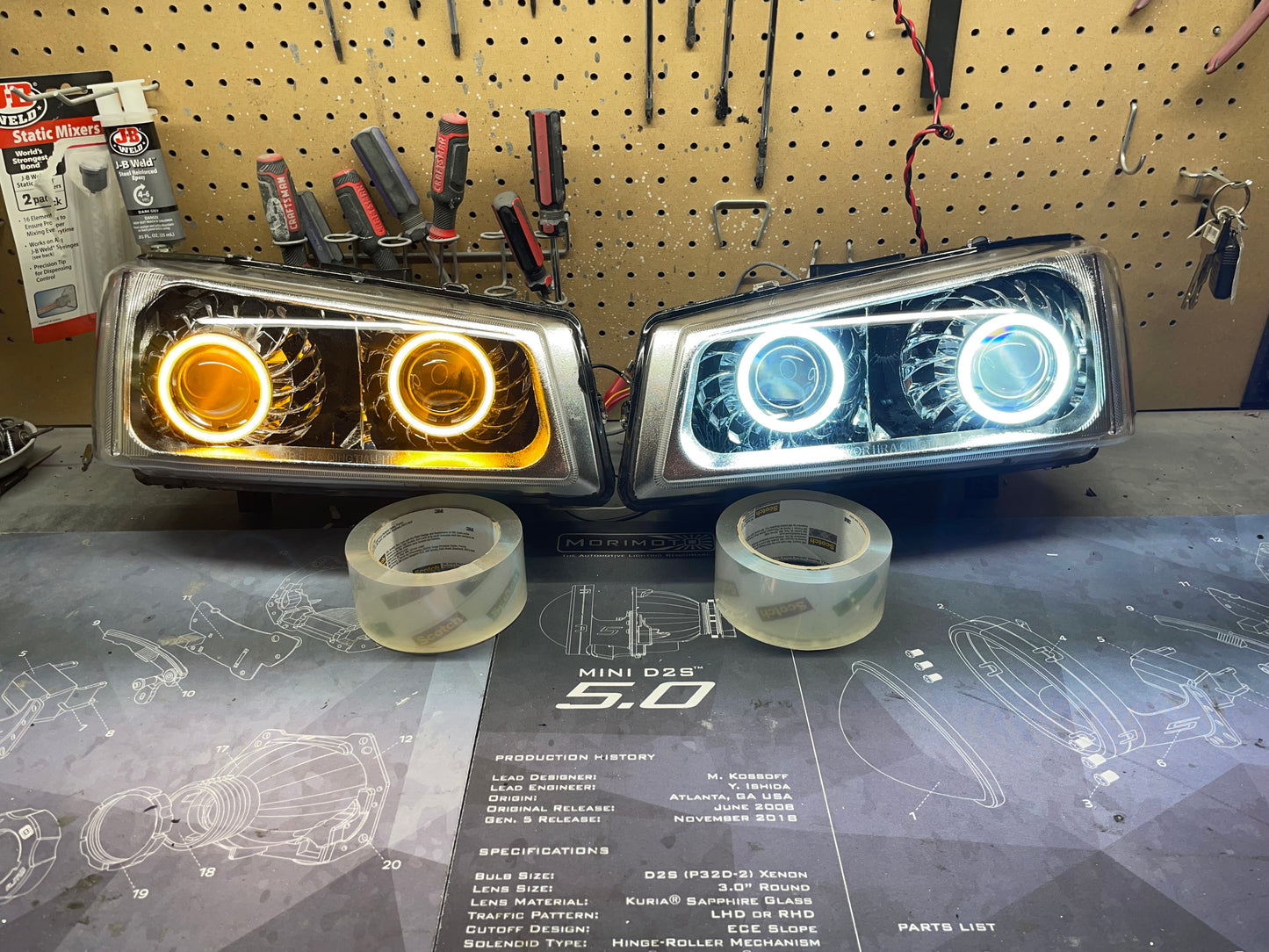 PRE-BUILT 2003-2007 Chevy Silverado Projector headlights