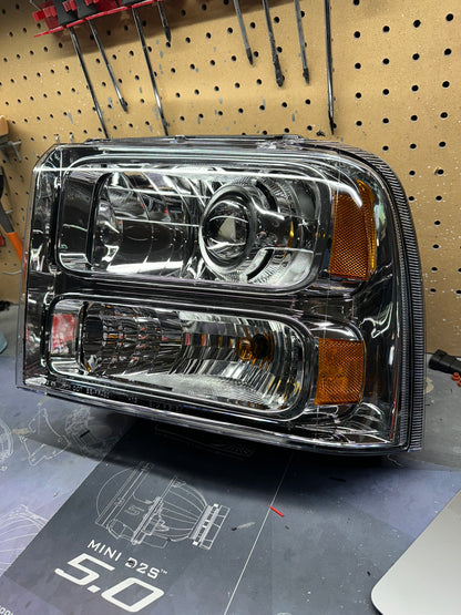 Pre Built 2005-2007 Ford Super Duty Headlight (Stage 1)