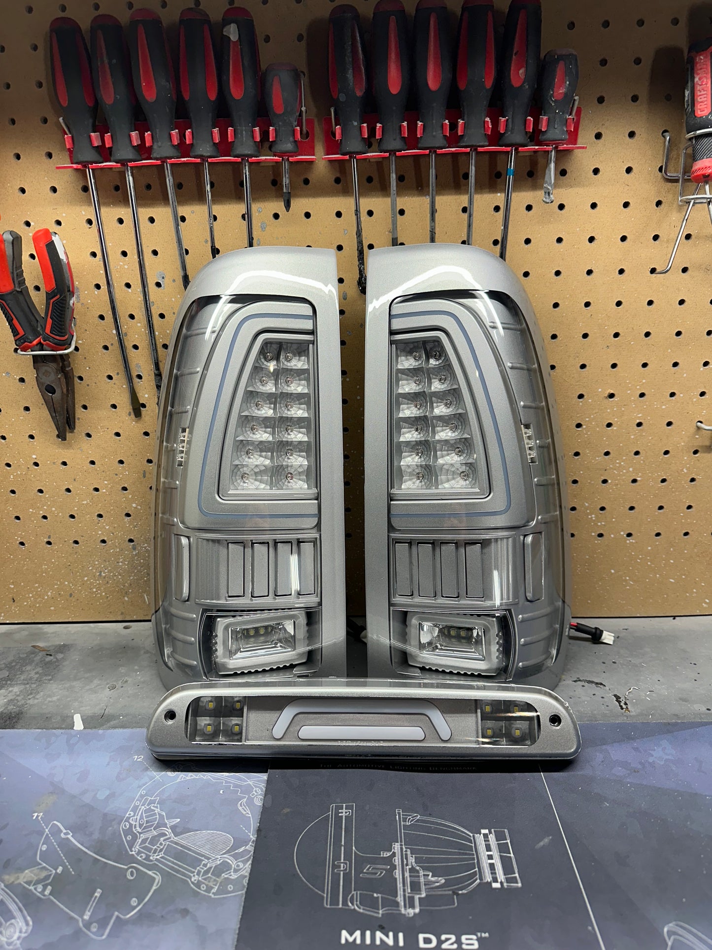 Pre Built 1999-2016 Ford Super Duty C Bar-Style Taillights