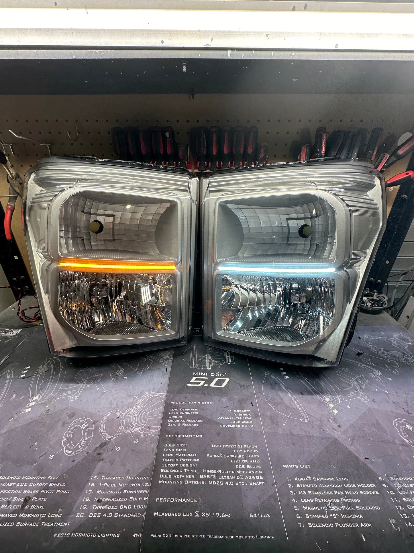 Pre Built 2011-2016 Super Duty Headlights